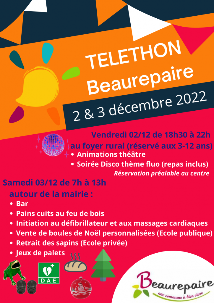 Affiche téléthon 2022